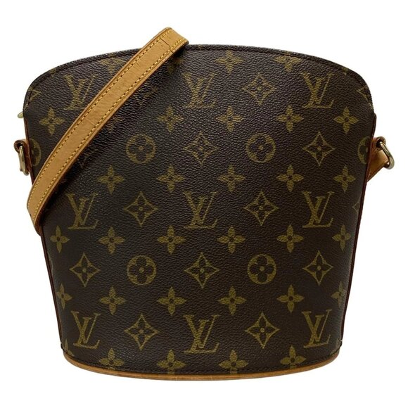 LOUIS VUITTON Drouot Monogram Shoulder Bag Monogram Canvas 528-072325 - Picture 1 of 14